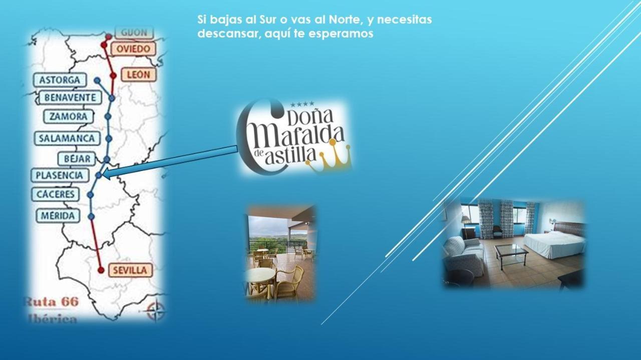 Hospedium Hotel Dona Mafalda De Castilla ปลาเซนเซีย ภายนอก รูปภาพ